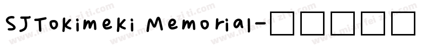 SJTokimeki Memorial字体转换